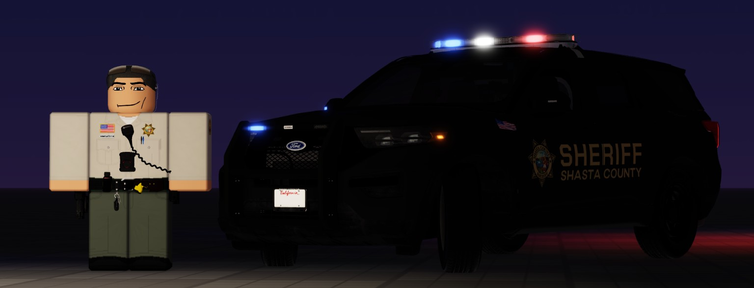 Project Shasta County sheriff vehicle and deputy screenshot